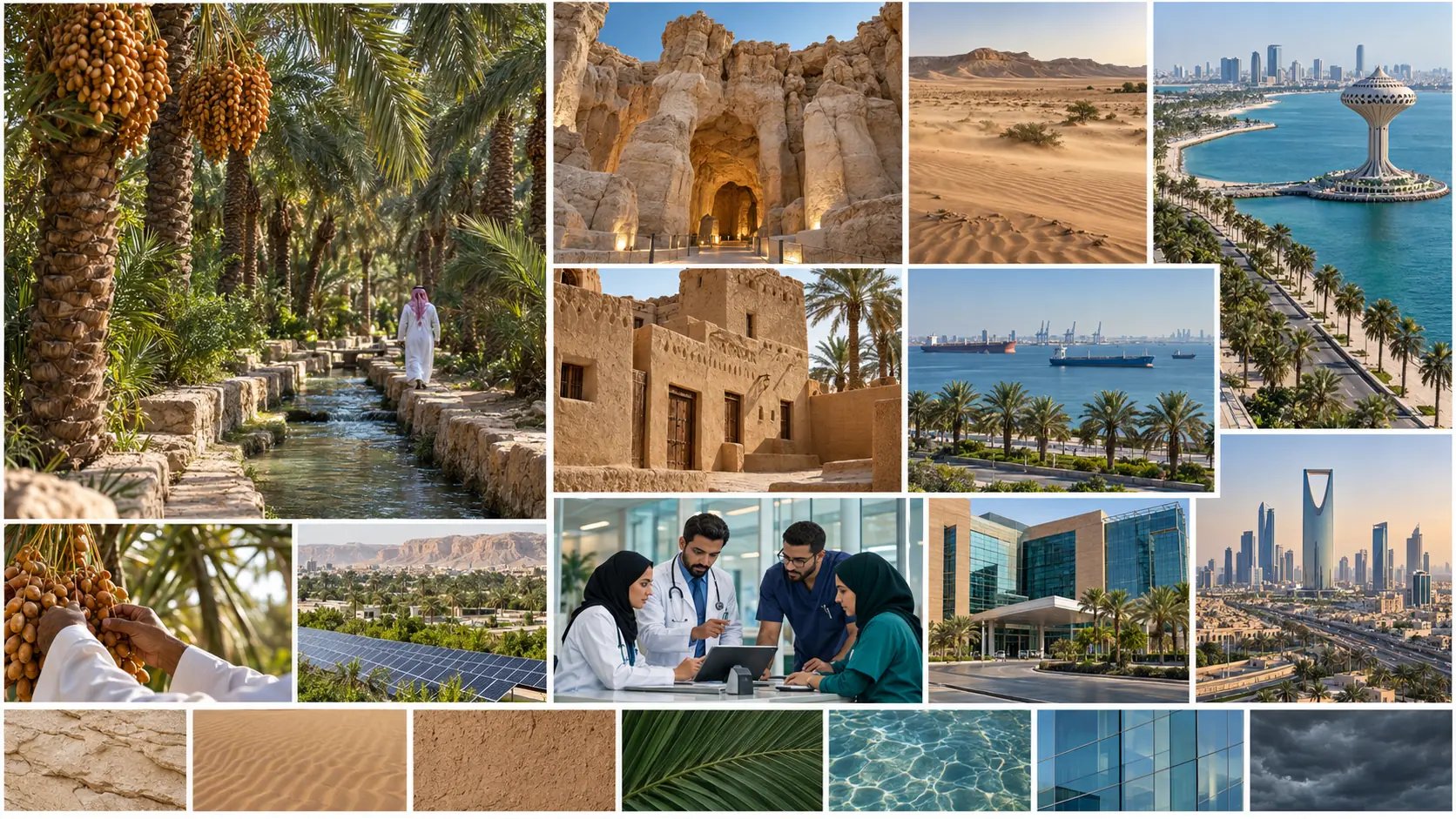 Saudi visual inspiration mood board