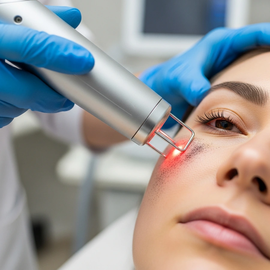 الليزر الكربوني للتصبغات: حل فعال لبشرة موحدة خالية من البقع