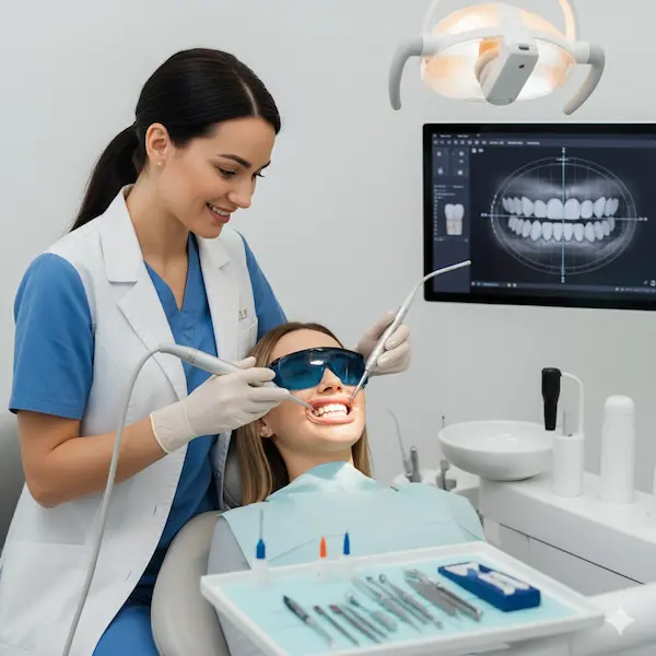 العدسات اللاصقة للأسنان