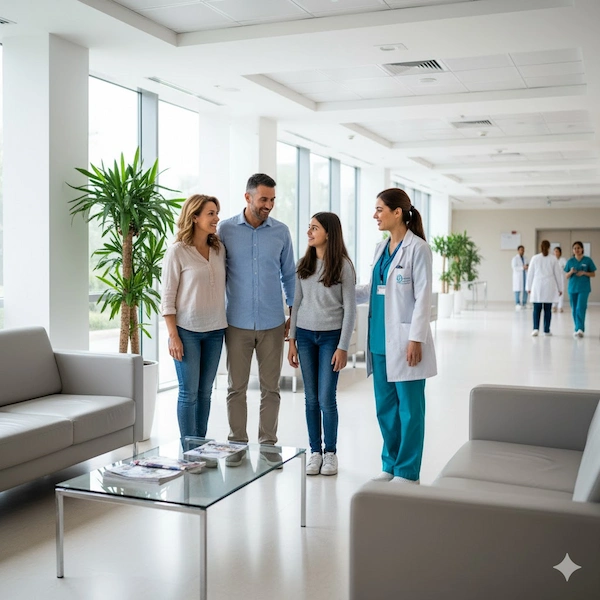 الاهتمام بالزوار في المستشفى