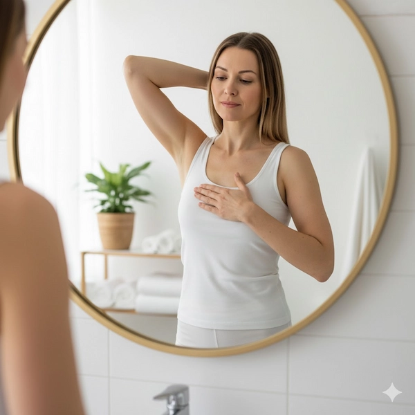 الفحص الذاتي للثدي