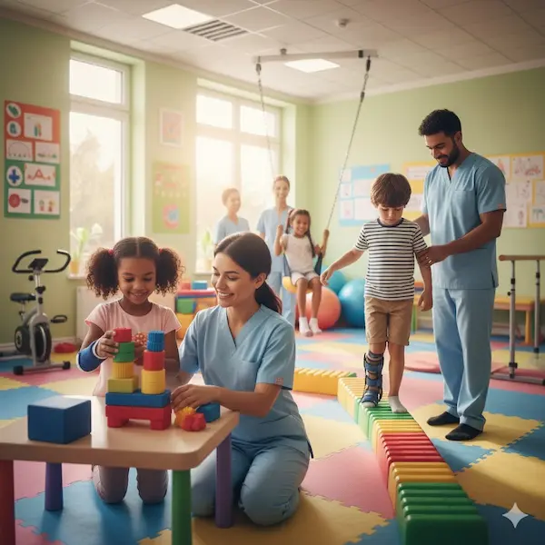 تأهيل الأطفال، دليل شامل لنمو متوازن ومهارات اجتماعية قوية تأهيل الأطفال، دليل شامل لنمو متوازن ومهارات اجتماعية قوية