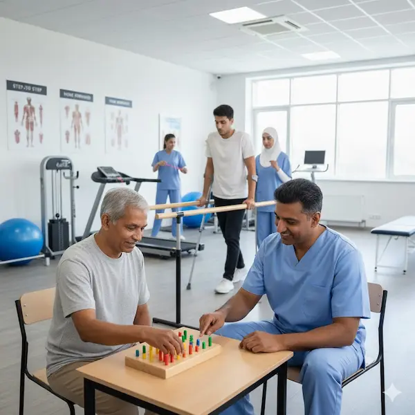 تأهيل مرضى السكتة، خطوتك نحو استعادة الحركة والحياة الطبيعية تأهيل مرضى السكتة، خطوتك نحو استعادة الحركة والحياة الطبيعية