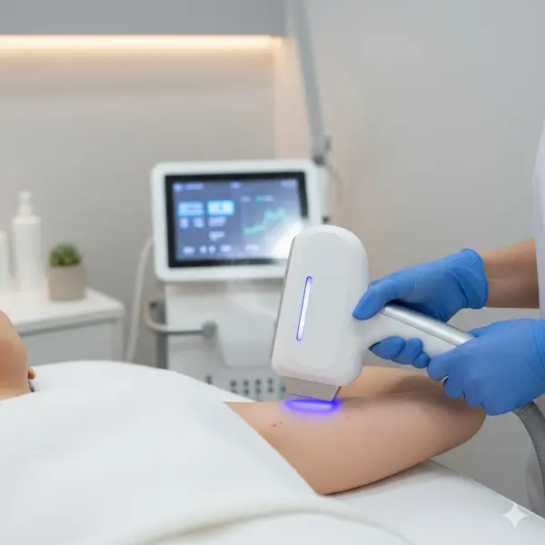 جلسات إزالة الشعر بالليزر