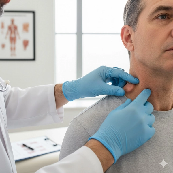 ورم في الرقبة