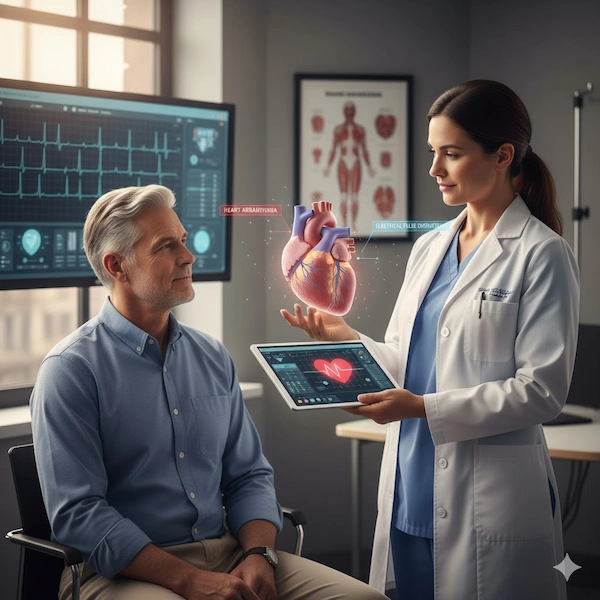 تشخيص ضربات القلب