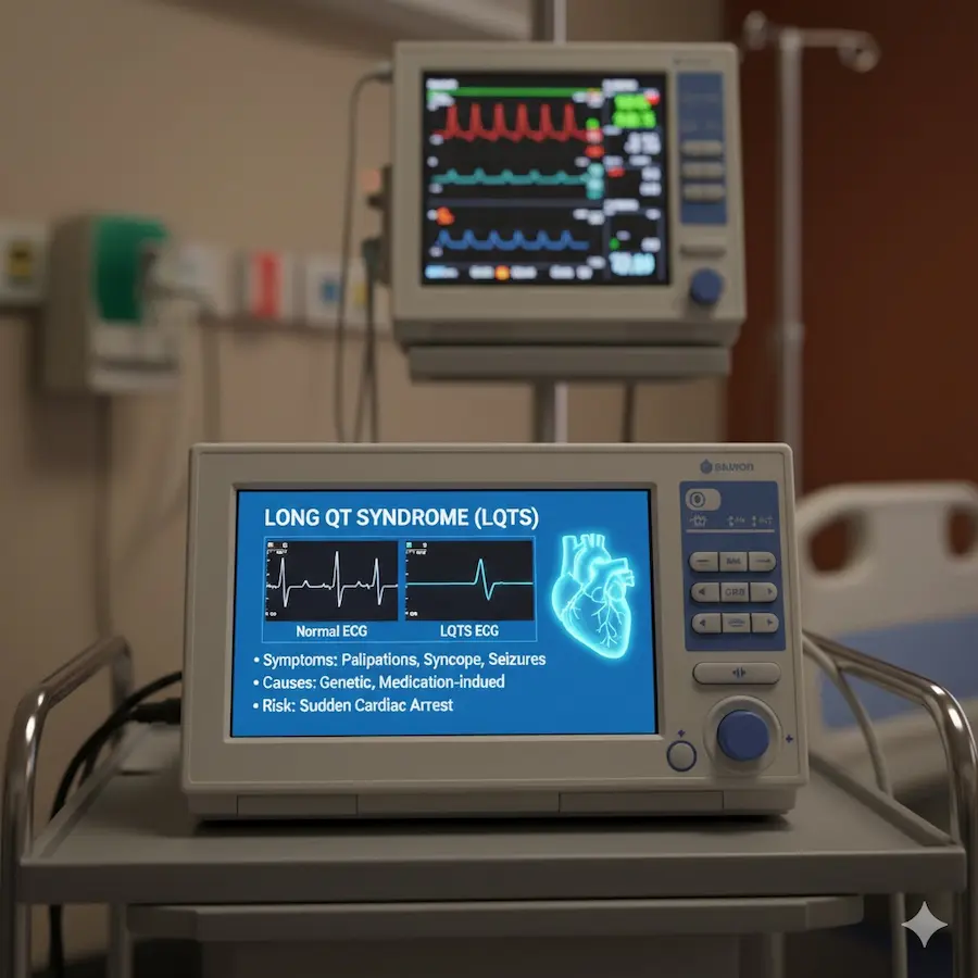 متلازمة كيو تي الطويلة: حين يكون التشخيص المبكر مفتاح الحياة متلازمة كيو تي الطويلة: حين يكون التشخيص المبكر مفتاح الحياة