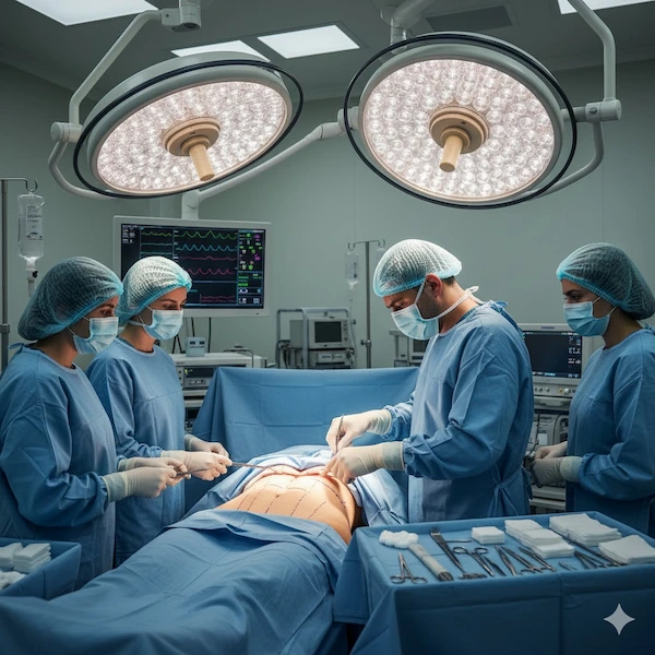 شد ترهلات البطن