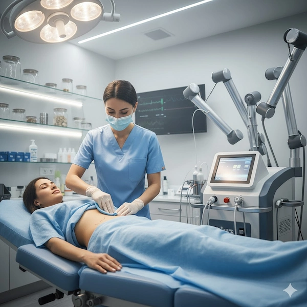 شفط دهون البطن