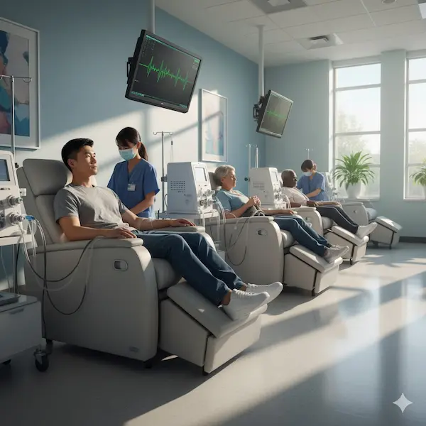 مدة جلسة غسيل الكلى