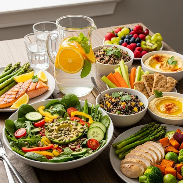 أنواع اكل صحي