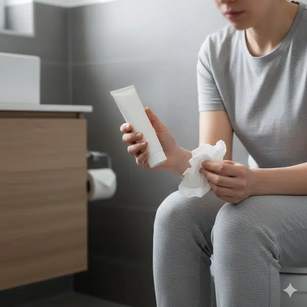 What is the treatment for external hemorrhoids in women...to relieve pain  quickly