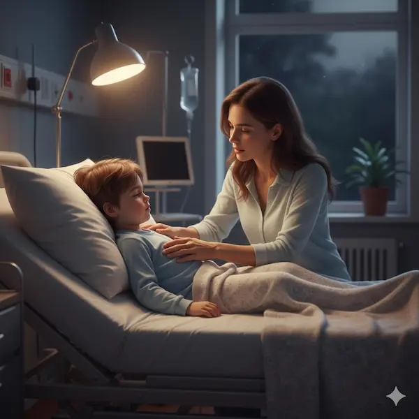 علاج الكحة والبلغم عند الاطفال وقت النوم