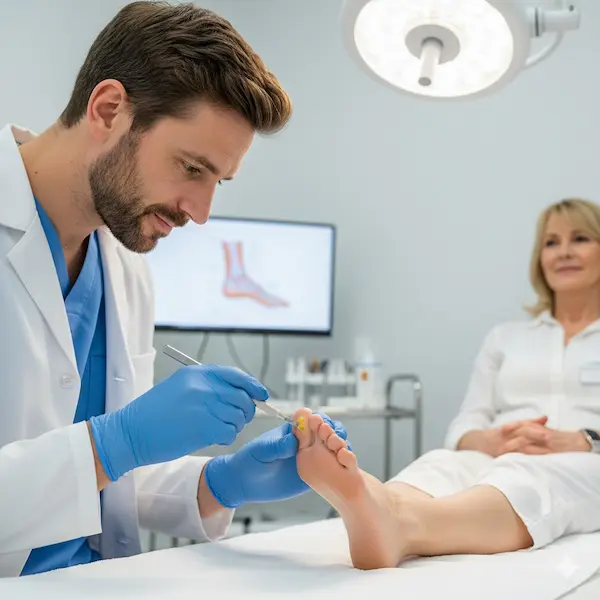 علاج مسمار القدم الداخلي